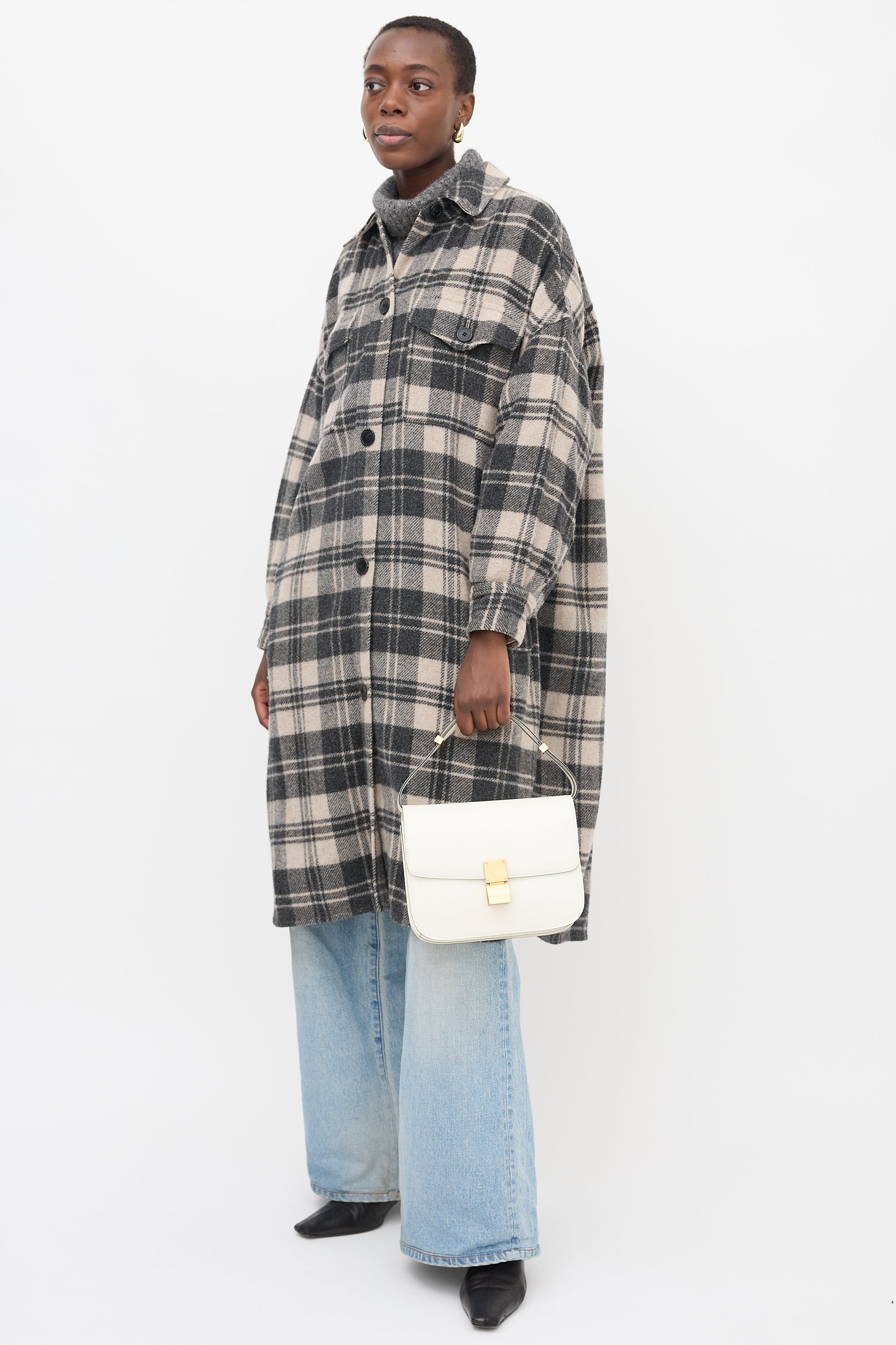 Celine 2016 Patent Medium Classic Bag