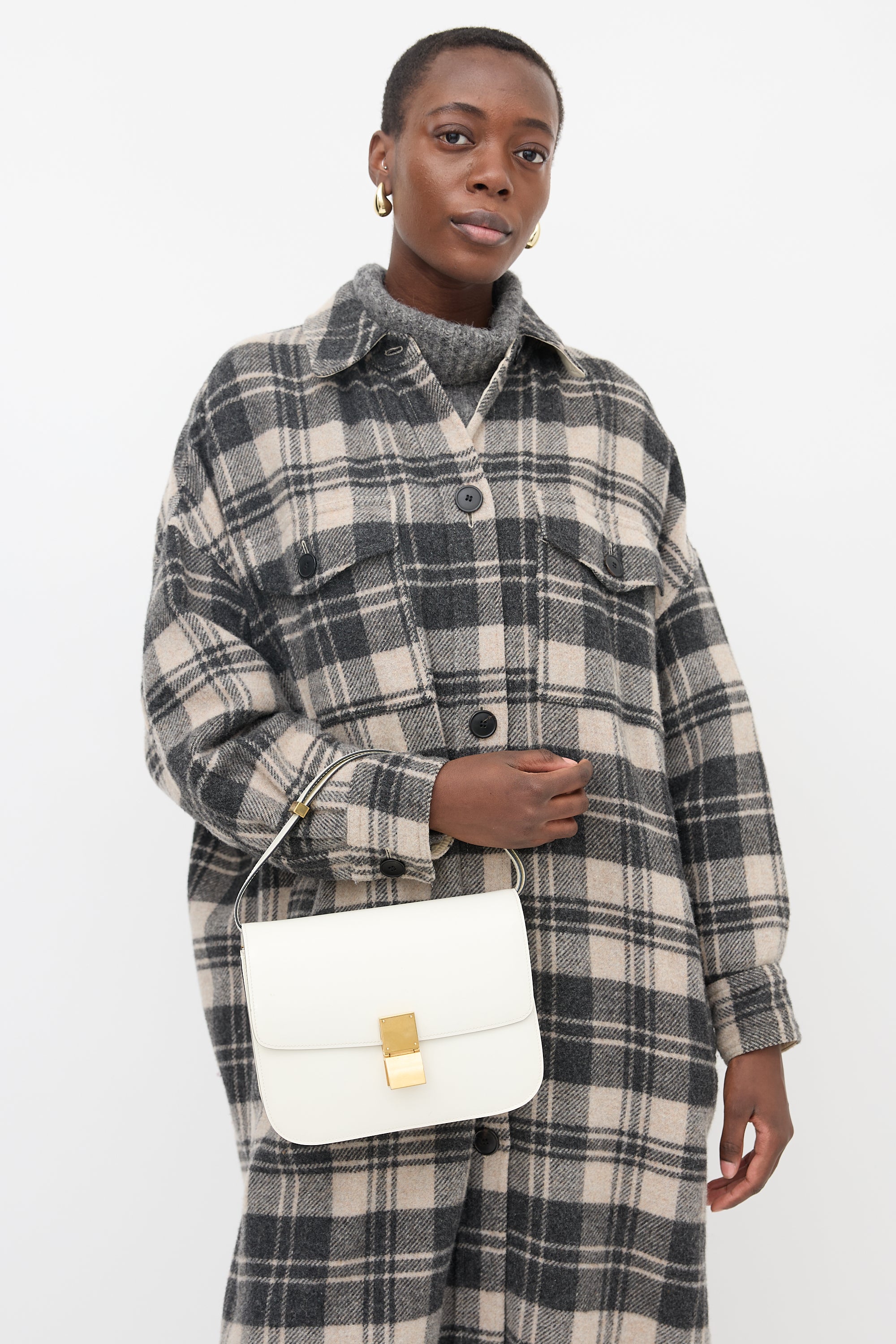 Celine 2016 Patent Medium Classic Bag