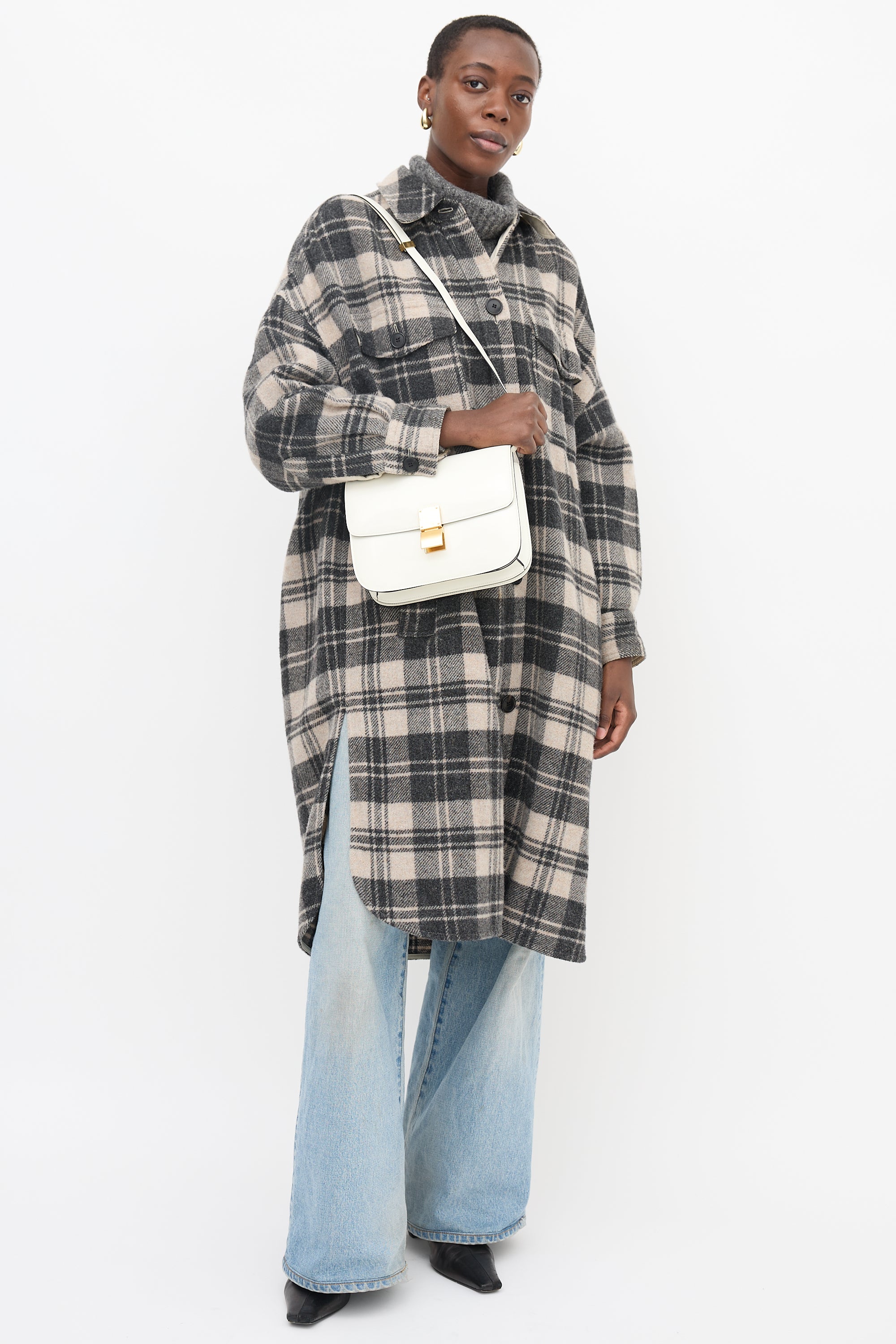 Celine 2016 Patent Medium Classic Bag