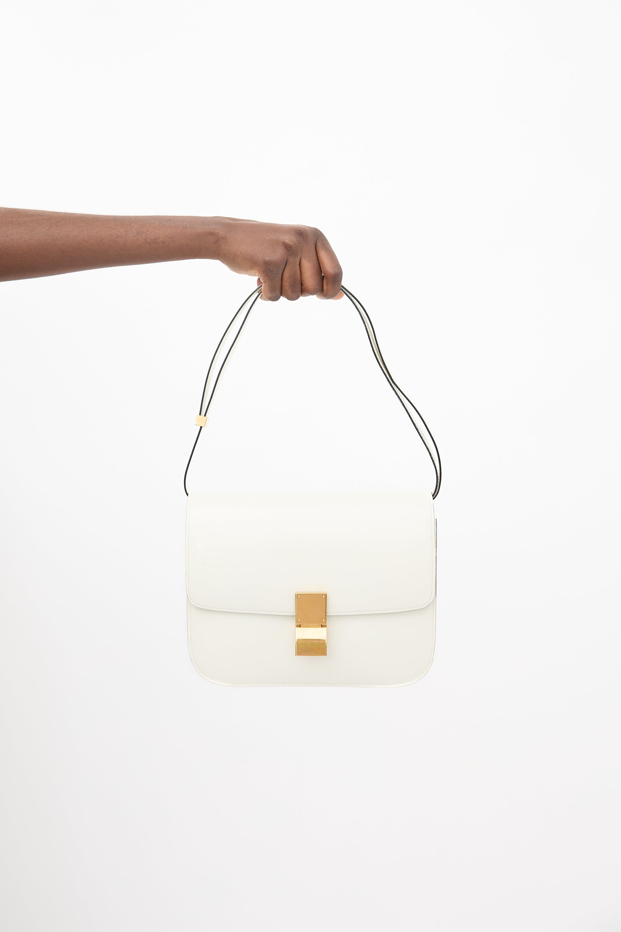 Celine 2016 Patent Medium Classic Bag