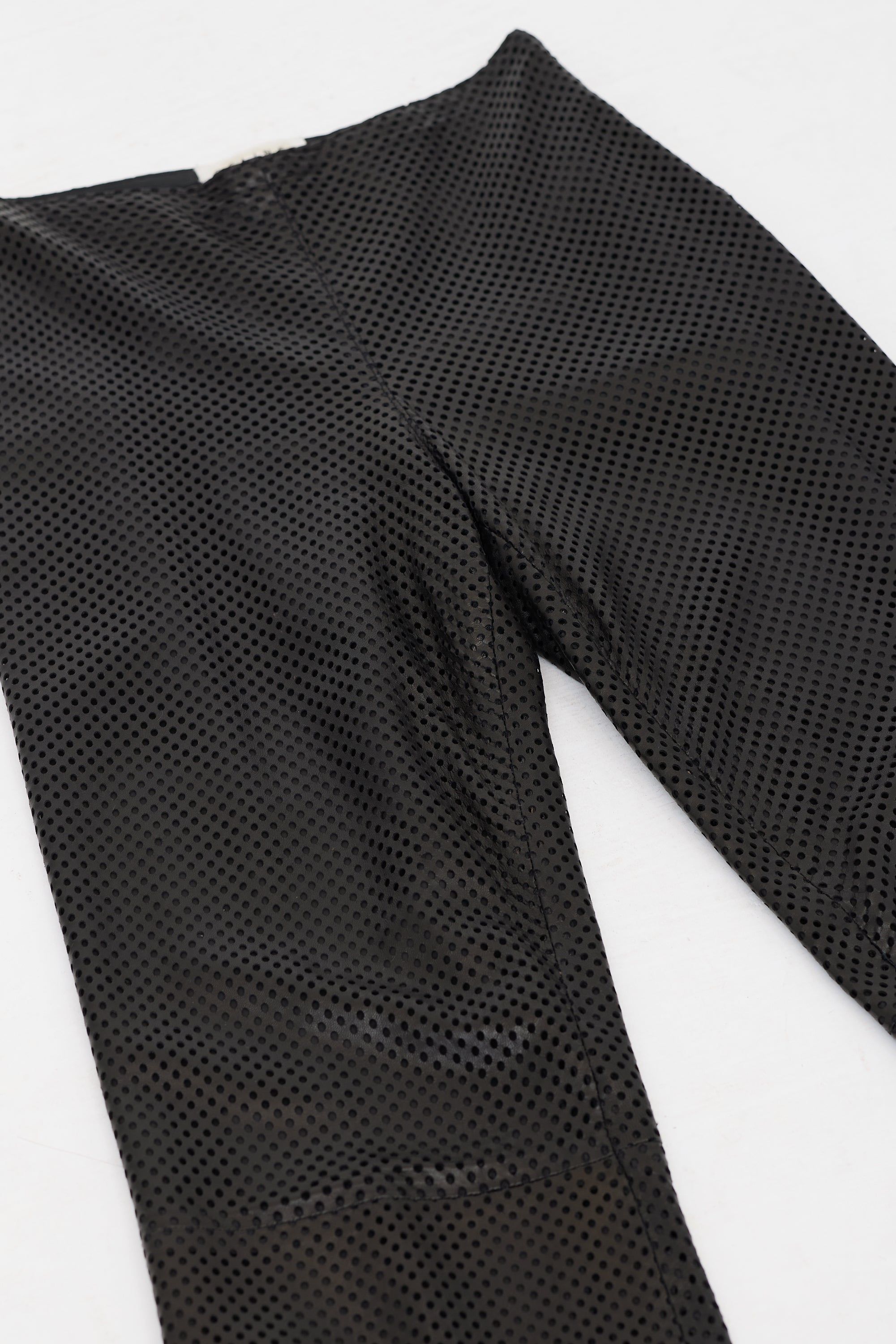 Celine Vintage Perforated Leather Pant