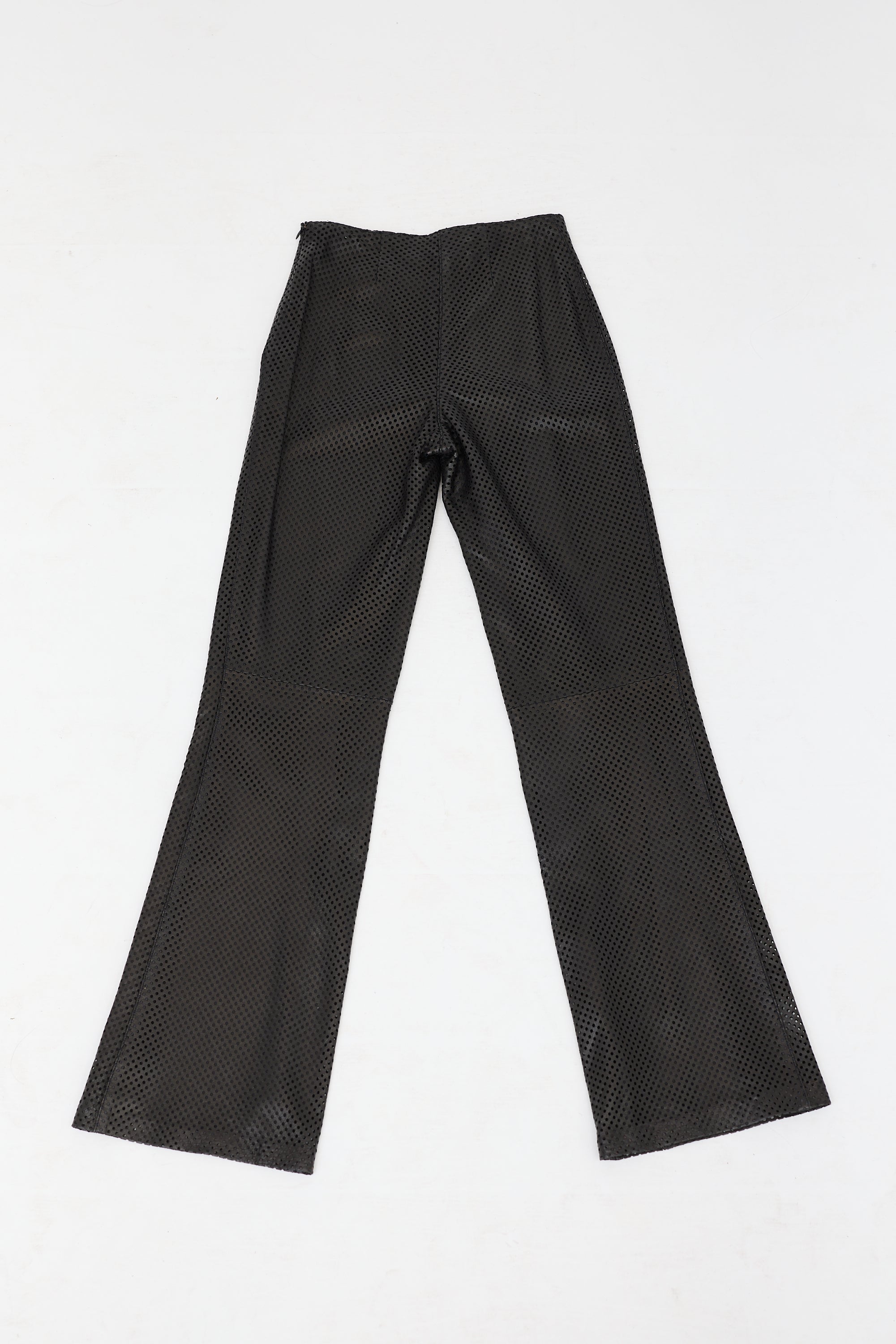 Celine Vintage Perforated Leather Pant