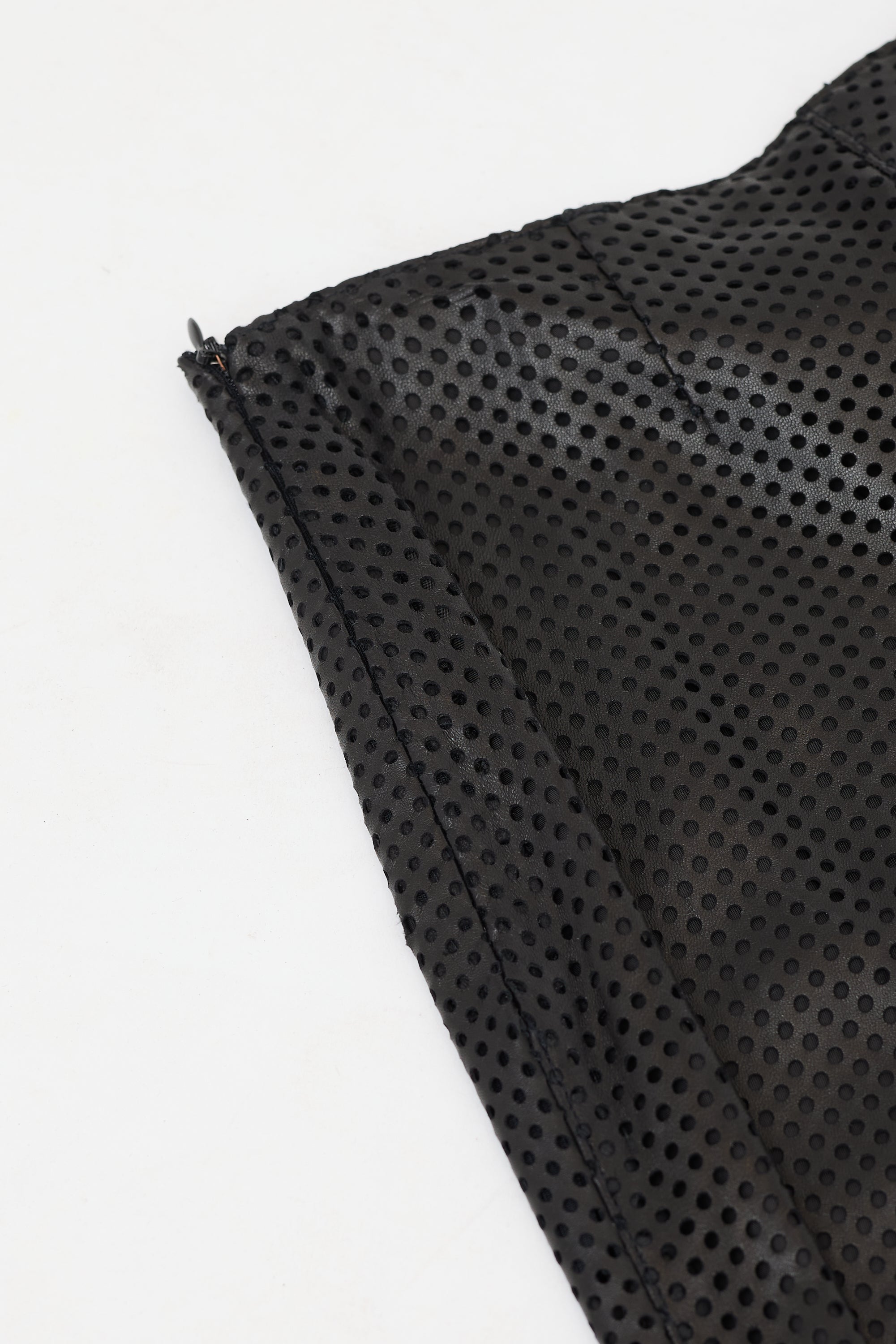 Celine Vintage Perforated Leather Pant