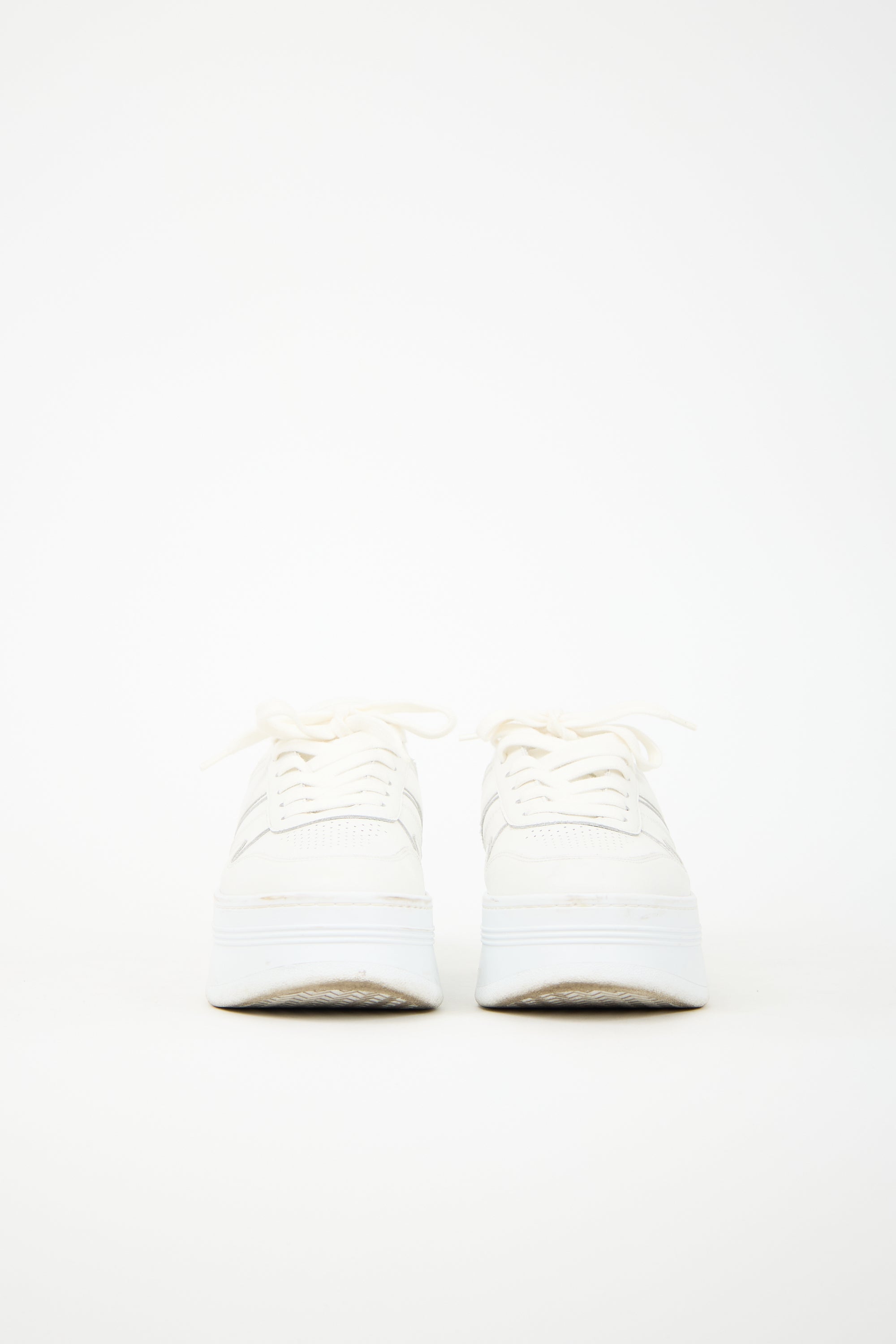 Celine Leather Block Sneaker