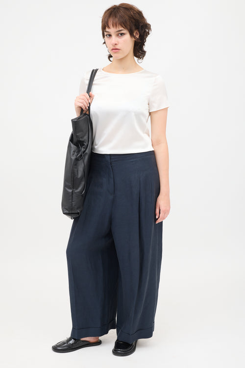 Celine Pleated Wide Leg Trouser