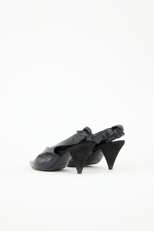 Celine Leather Slingback Heel