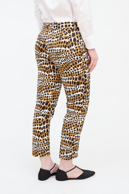 Celine Printed Slim Trouser