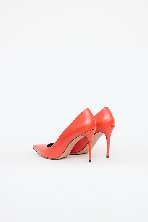 Celine Leather Pointed Pump