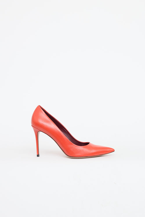 Celine Leather Pointed Pump