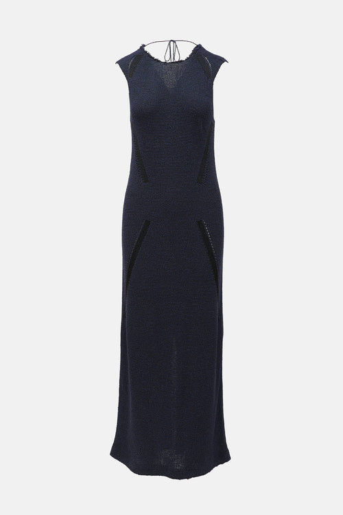 Celine Silk Knit Maxi Dress