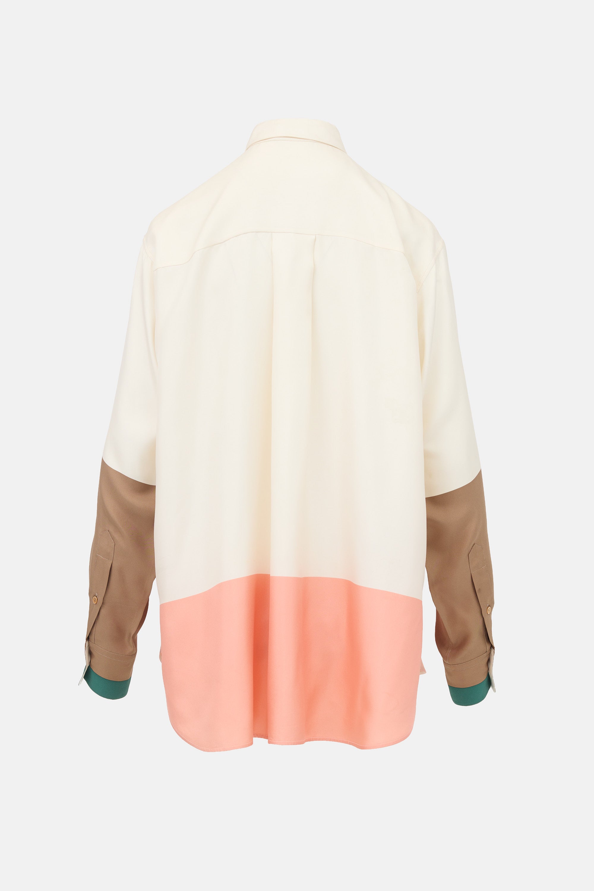 Celine Silk Colour Block Shirt