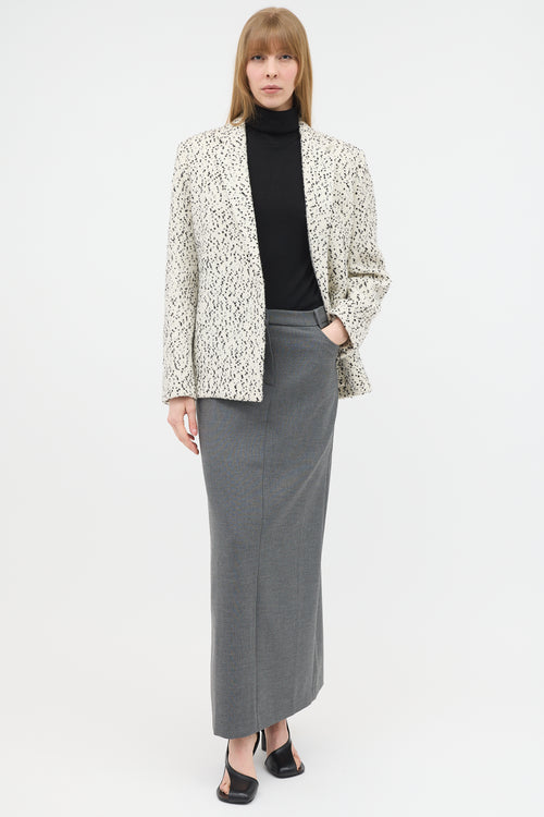 Celine Boucle Double Breasted Blazer