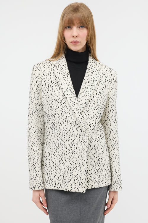 Celine Boucle Double Breasted Blazer