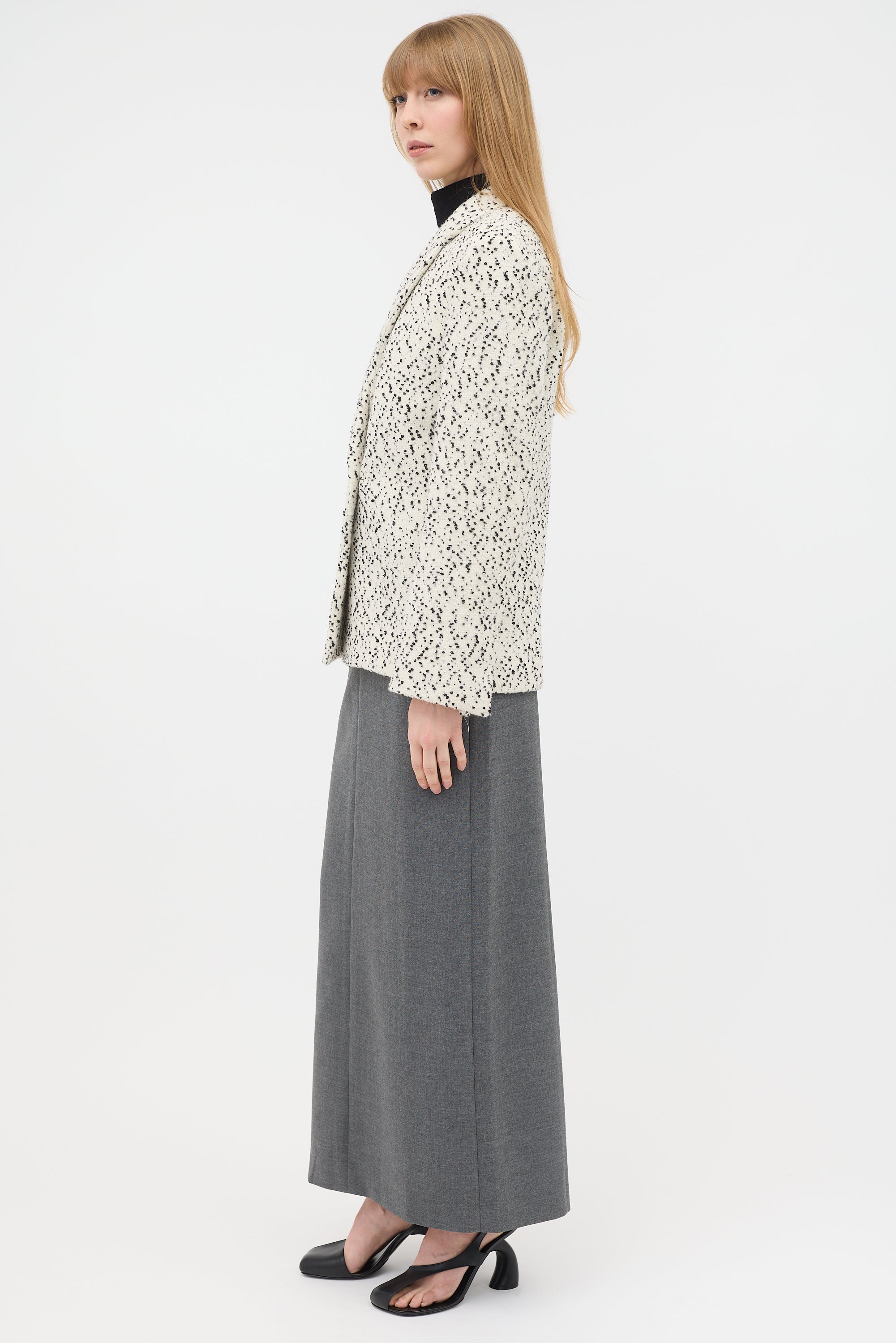 Celine Boucle Double Breasted Blazer