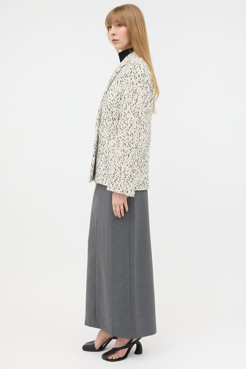 Celine Boucle Double Breasted Blazer