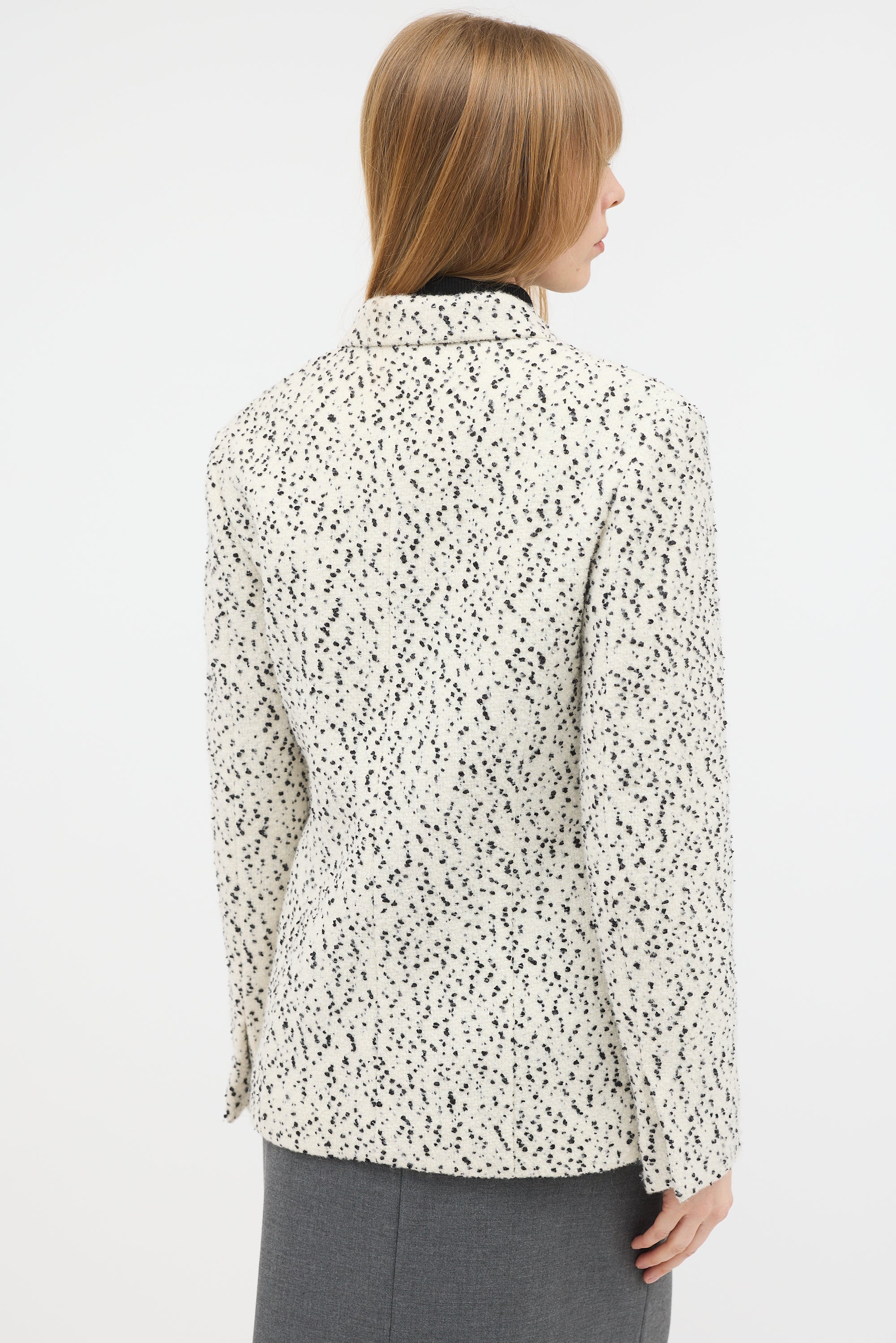 Celine Boucle Double Breasted Blazer