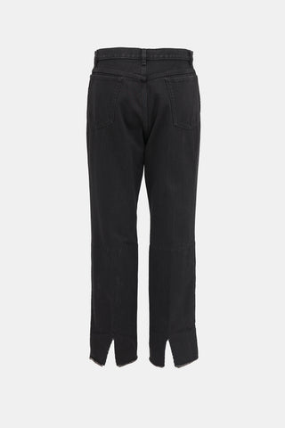 Celine Split Straight Leg Jeans