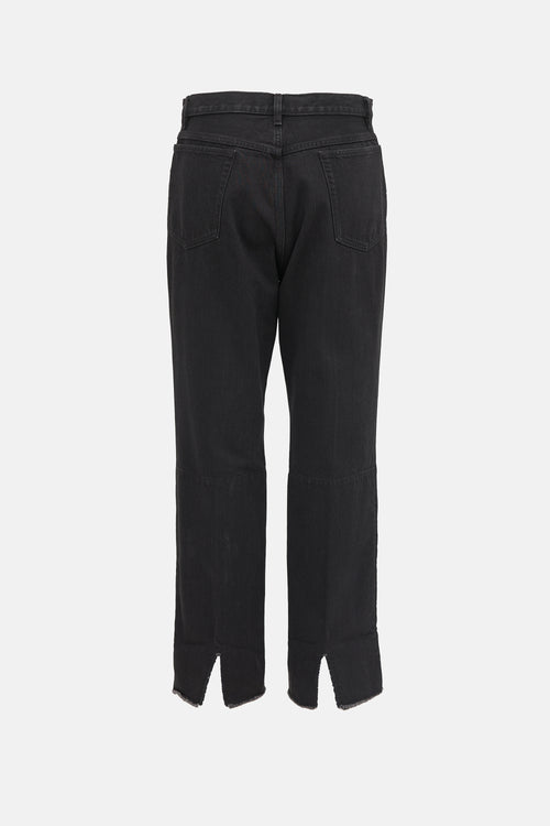 Celine Split Straight Leg Jeans
