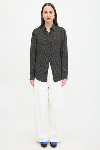 Celine Square Patterned Shirt