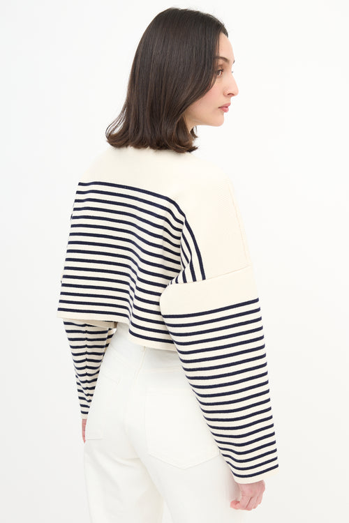 Celine Striped Logo Sweater