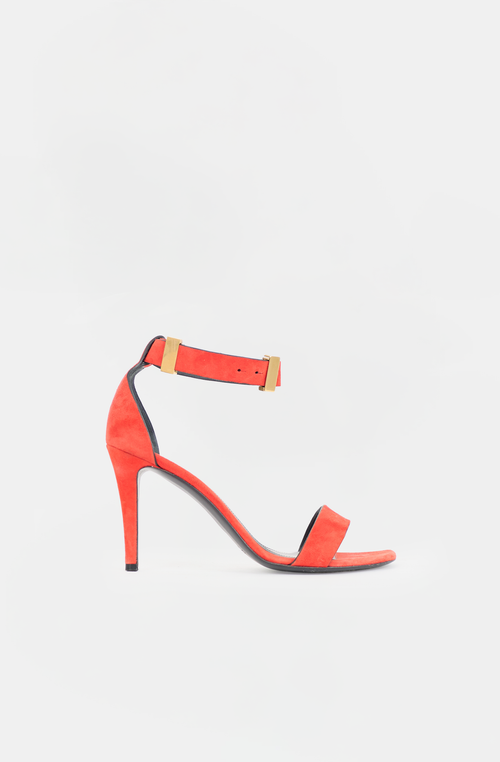 Celine Suede Ankle Strap Sandal