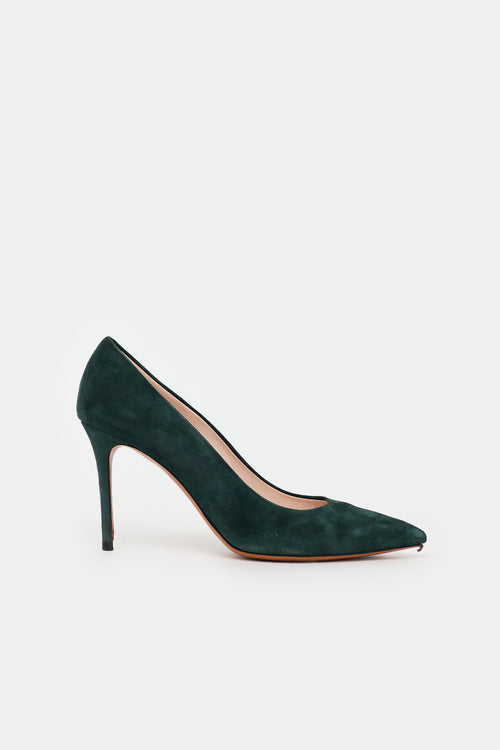 Celine Suede Pointed Toe Pump