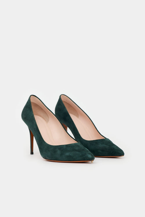 Celine Suede Pointed Toe Pump