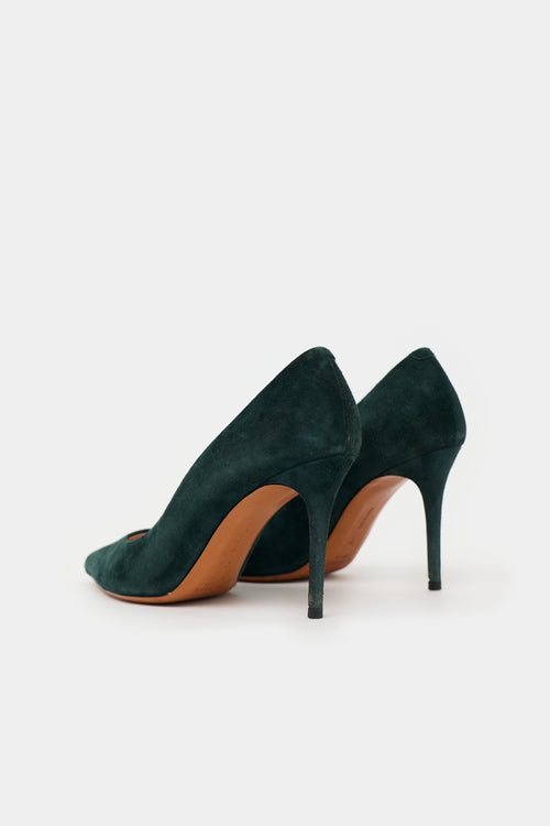 Celine Suede Pointed Toe Pump