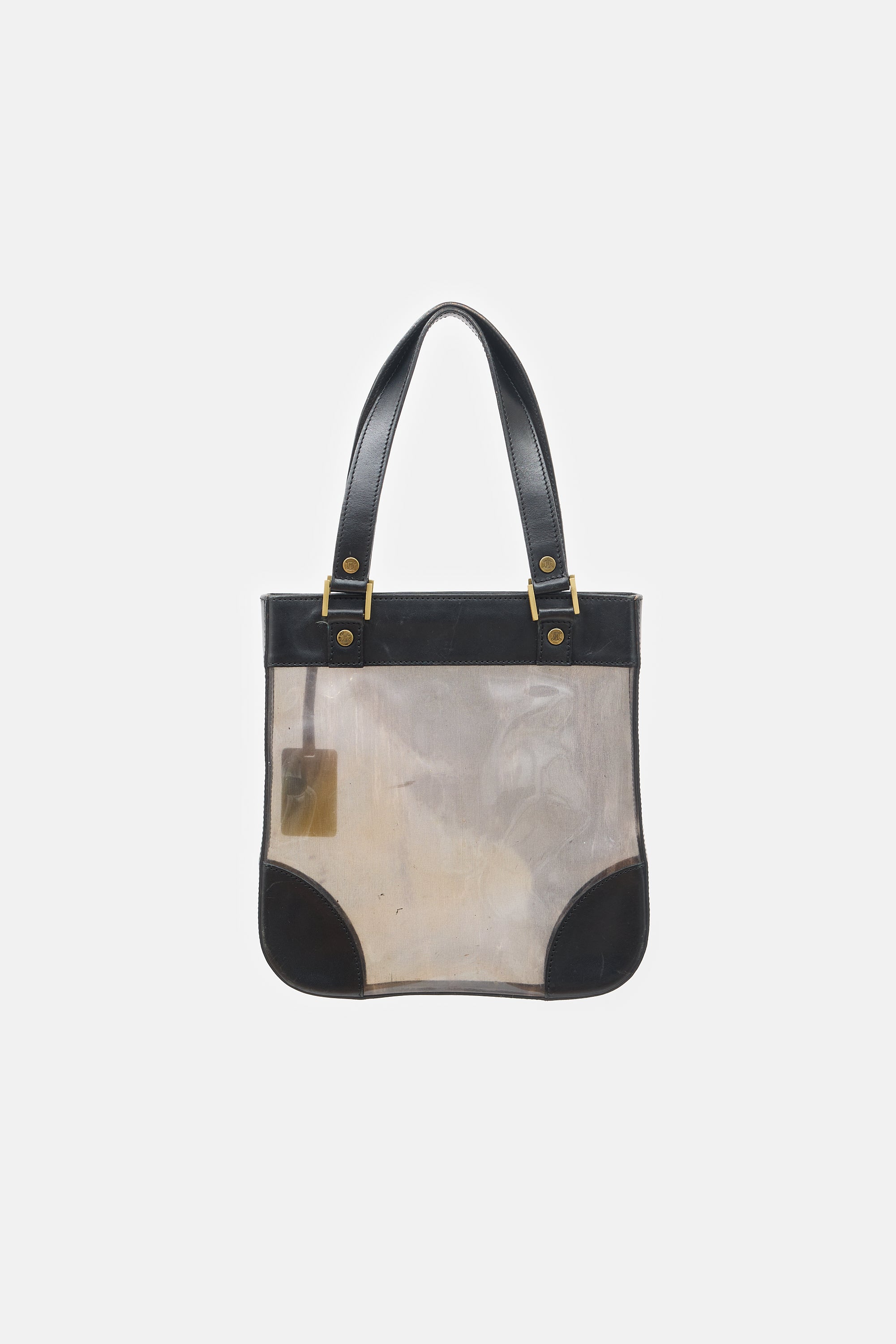 Celine Tinted Vinyl & Leather Bag