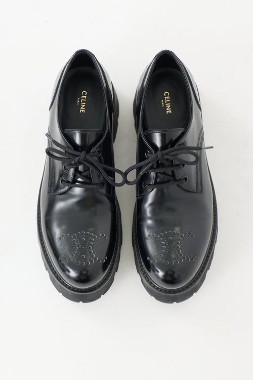 Celine Leather Triomphe Ranger Derby