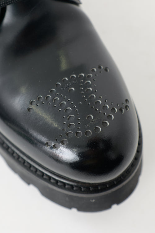 Celine Leather Triomphe Ranger Derby