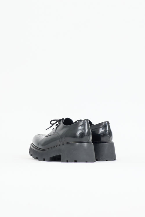 Celine Leather Triomphe Ranger Derby