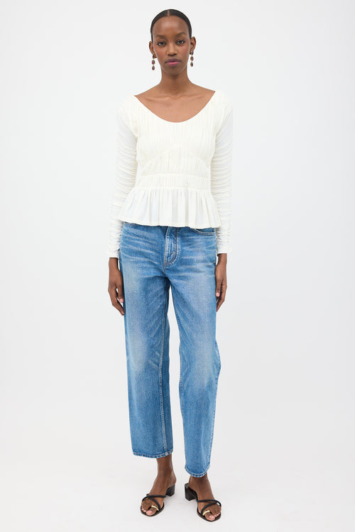 Celine Triomphe Straight Leg Jeans