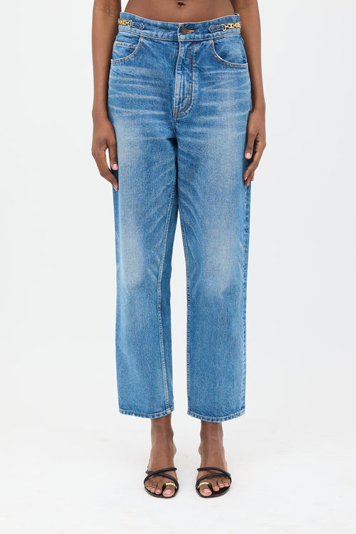 Celine Triomphe Straight Leg Jeans