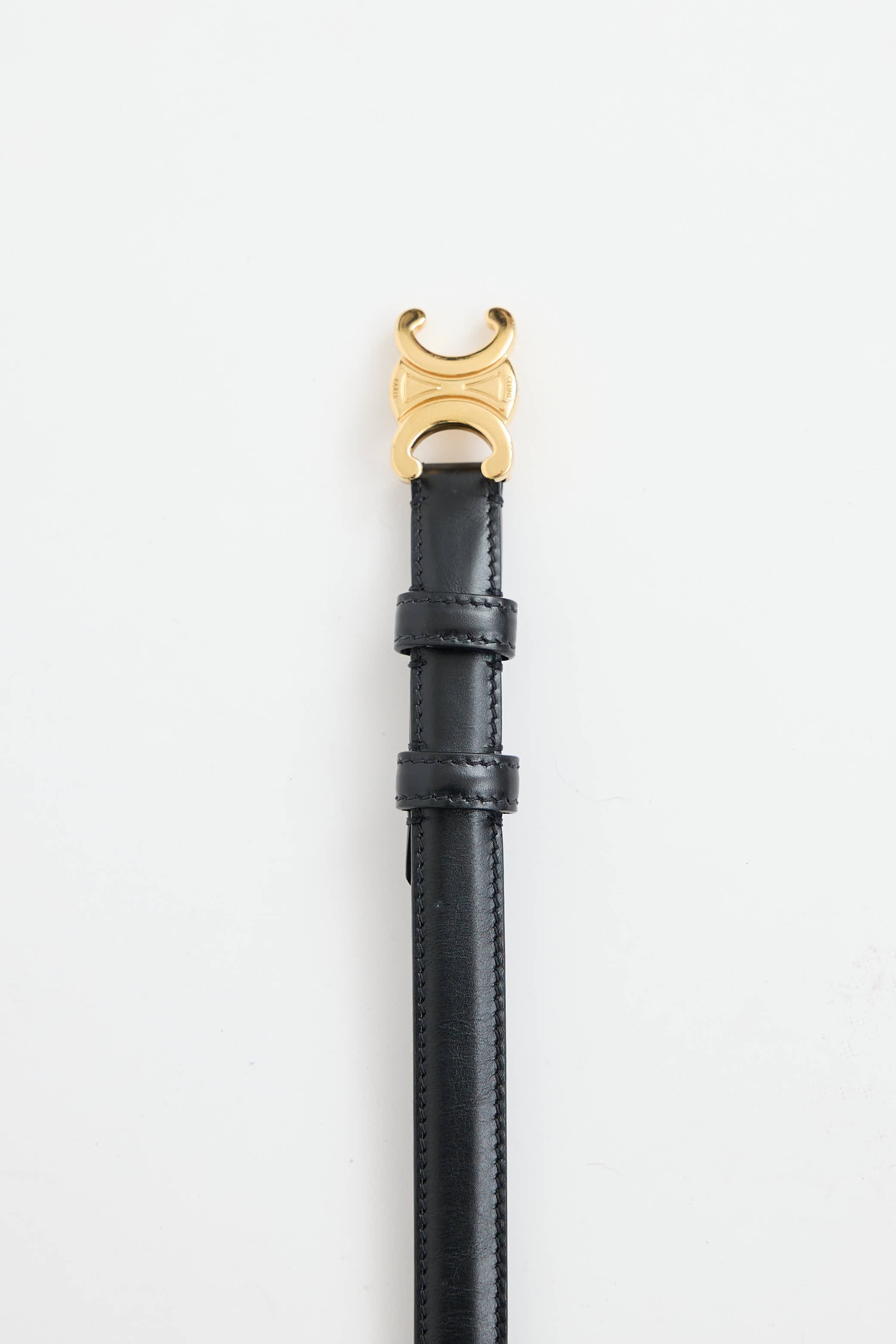 Celine Teen Triomphe Buckle Belt
