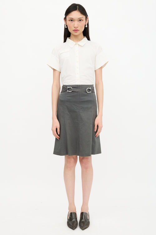 Celine Vintage Button Shirt