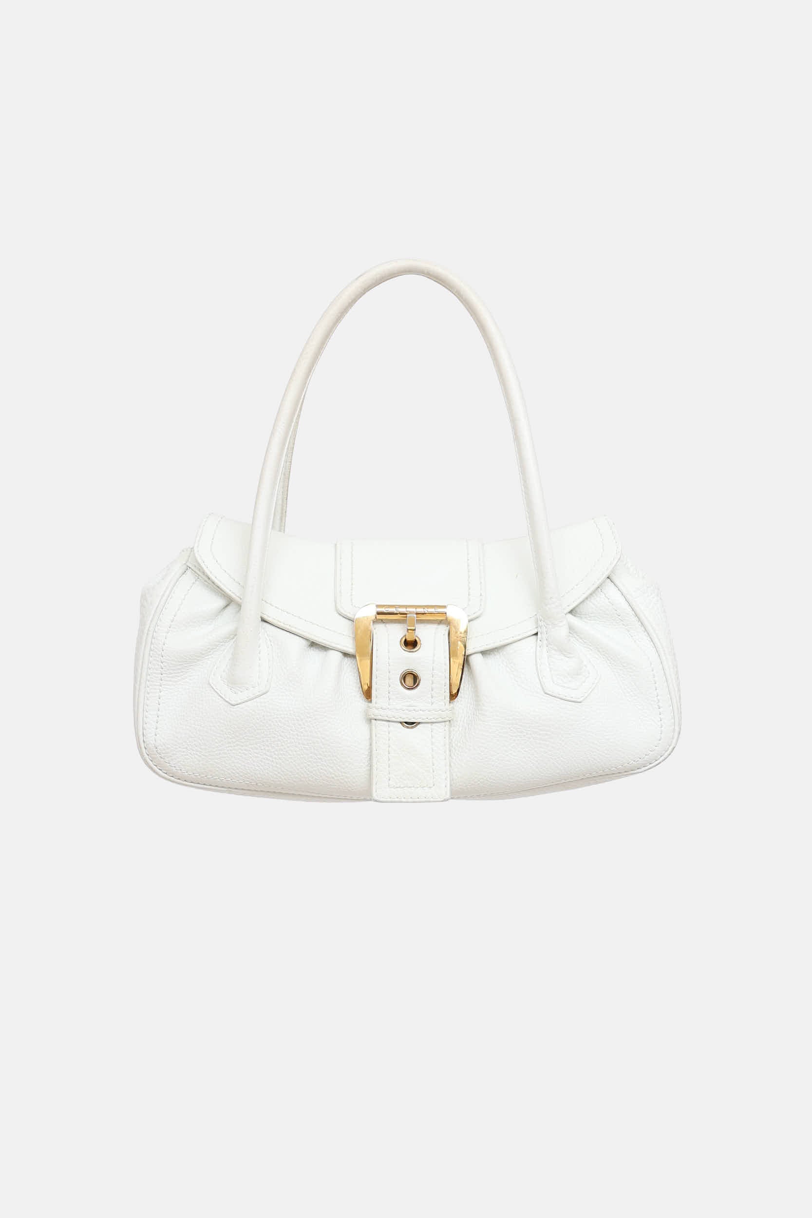 Celine Vintage Buckle Shoulder Bag