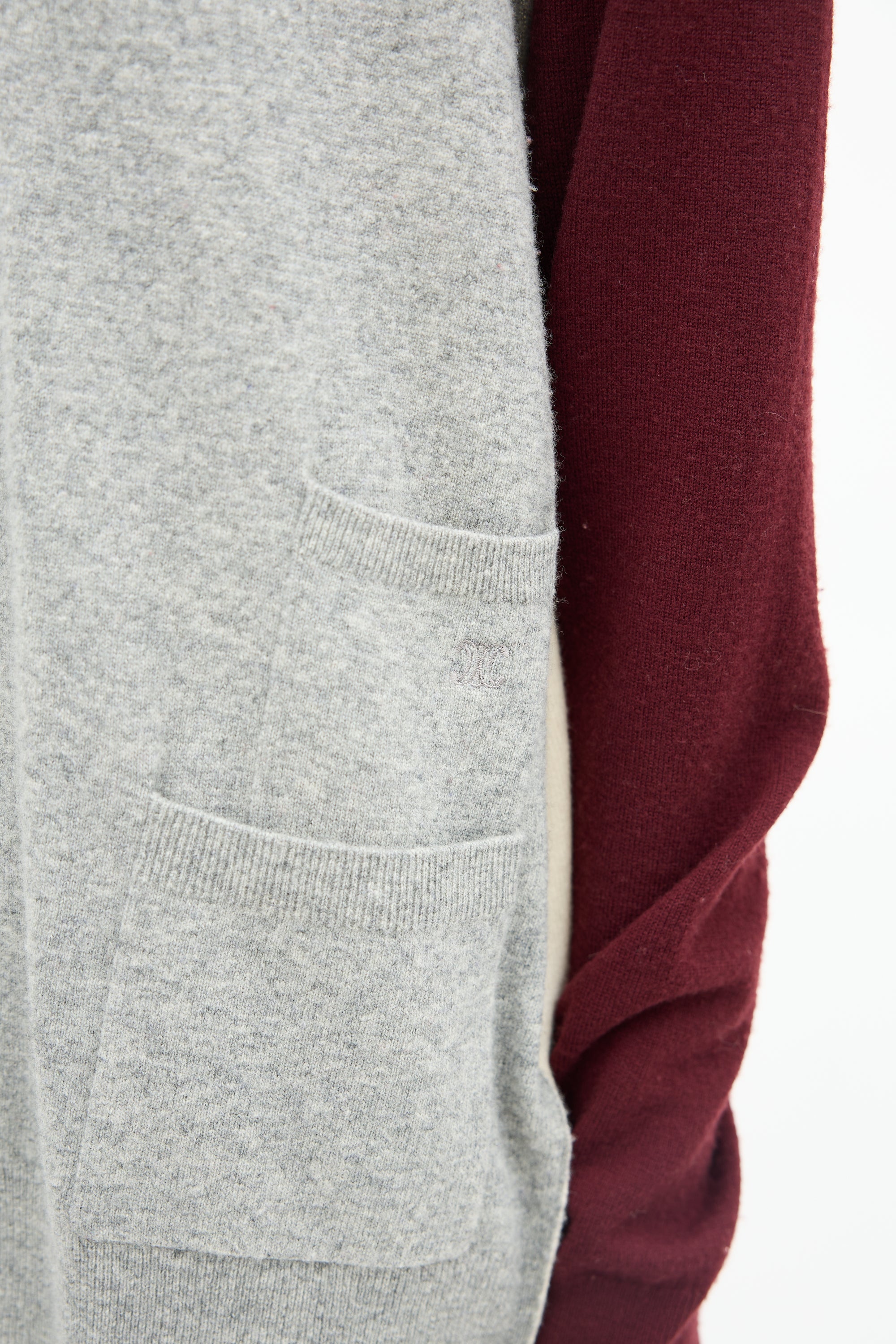Celine Wool Colour Block Cardigan