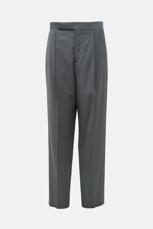 Celine Wool Pleated Trouser