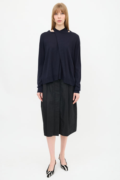 Celine Wool & Silk Layer Sweater
