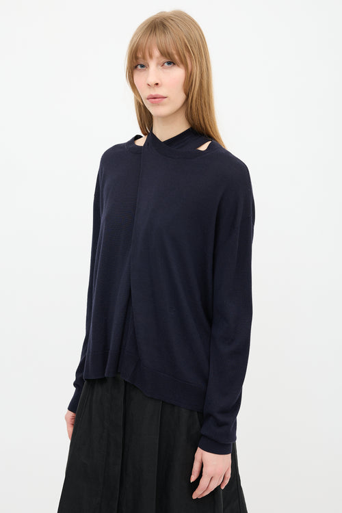 Celine Wool & Silk Layer Sweater