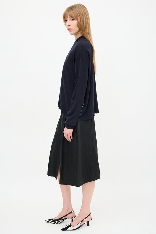 Celine Wool & Silk Layer Sweater