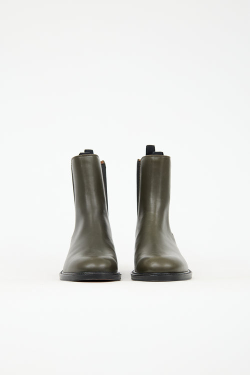 Celine Leather Chelsea Boot