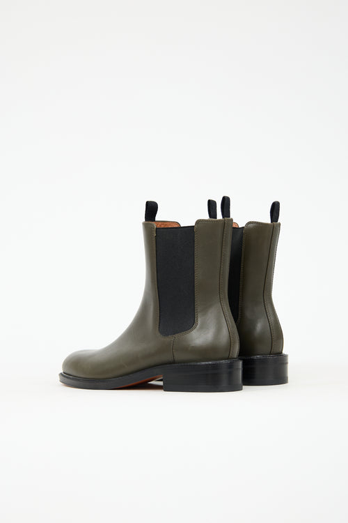 Celine Leather Chelsea Boot