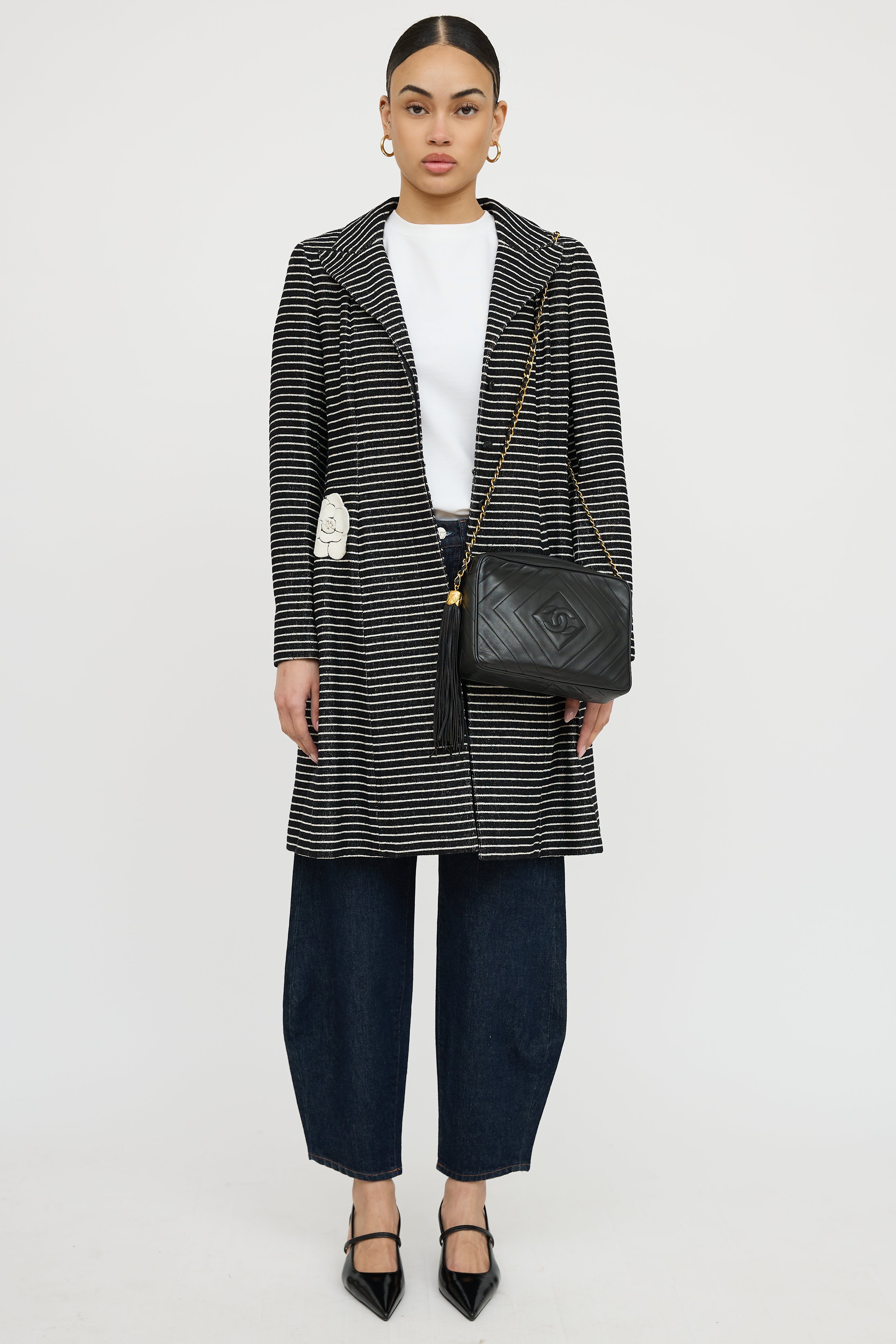 Chanel 1991 Chevron Tassel Camera Bag