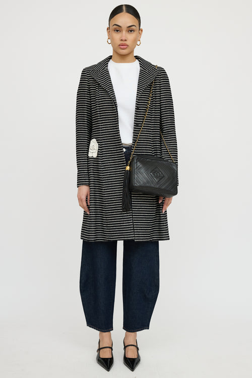 Chanel 1991 Chevron Tassel Camera Bag