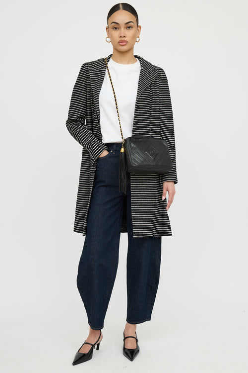 Chanel 1991 Chevron Tassel Camera Bag