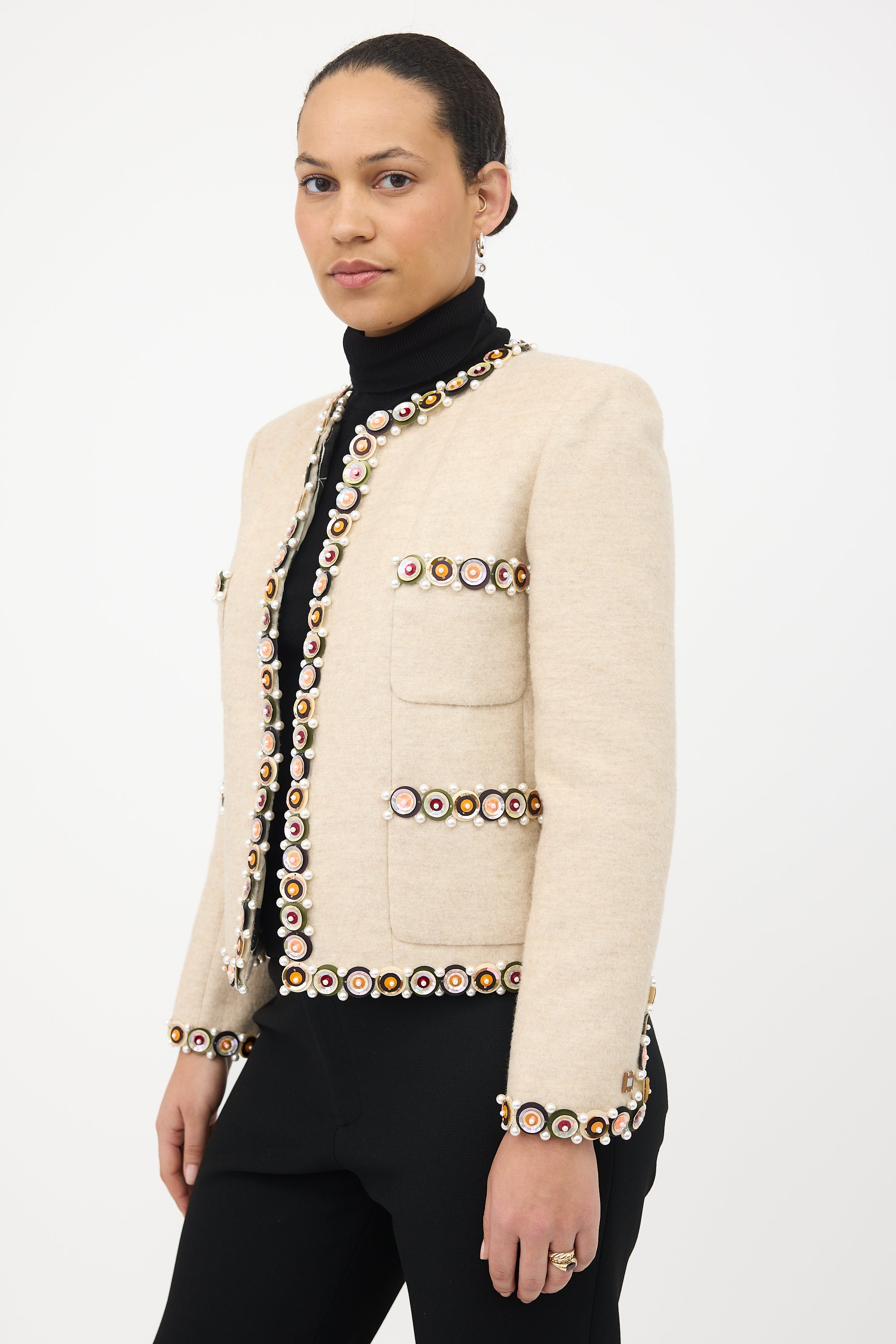 Chanel 2001 Wool & Cashmere Jacket