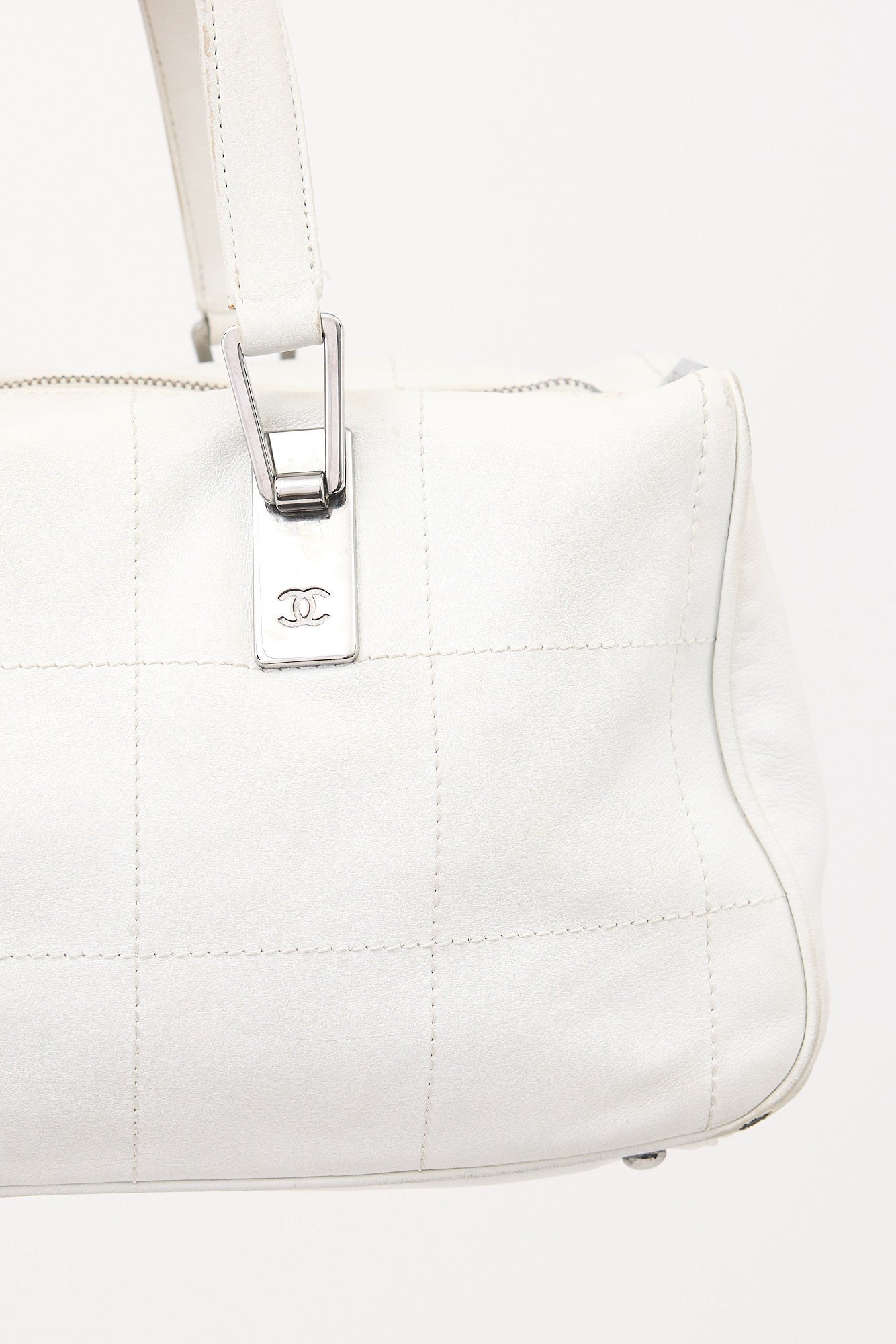 Chanel 2003 Quilted Leather Boston Bag