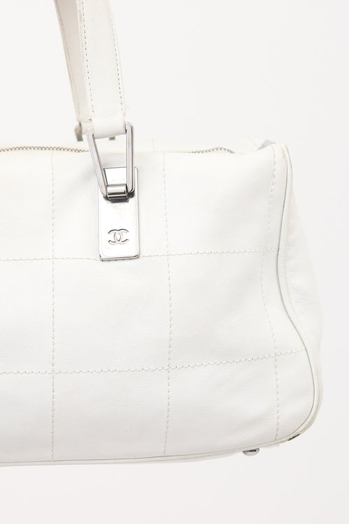 Chanel 2003 Quilted Leather Boston Bag